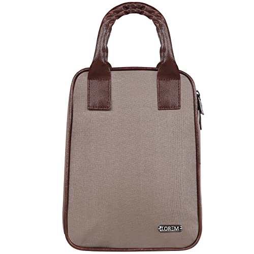 Image of LOREM Blue Color Picnic,Travel, Lunch, Tiffin, Storage Bag Leakproof Hot /Cold for Girls Boys Men Women Unisex, Office, College & School