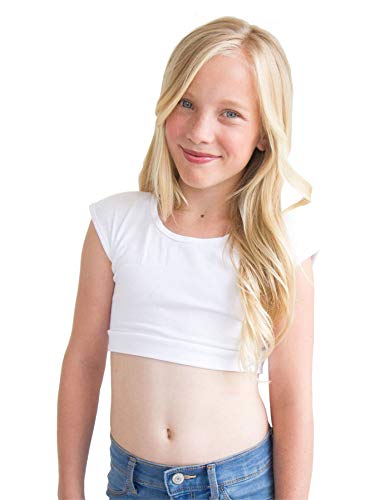 Image of HALFTEE Girls Layering Tee | Crop Tops for Girls | Sizes 4-12