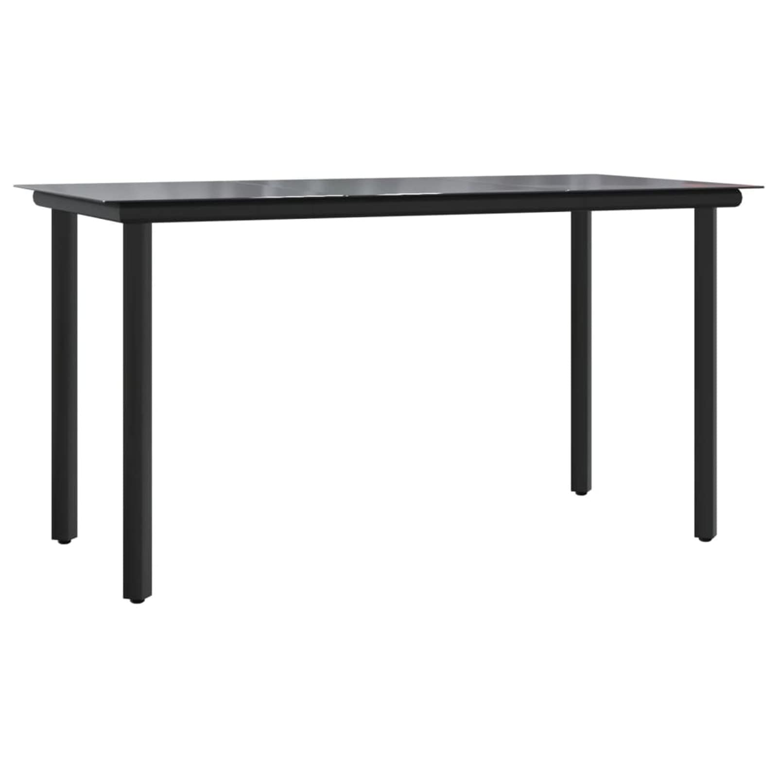 3157868 Set da Pranzo da Giardino 5 pz Nero in Polyrattan Testata in Legno,Testata Letto Matrimoniale Muebles Dormitorio Spalliera Letto Testiere per Letto Matrimoniale
