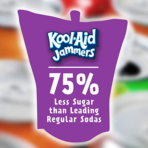 Kool-Aid Jammers Grape Flavored Kids 0% Juice Drink (10 Ct Box, 6 Fl Oz Pouches) #TOP1