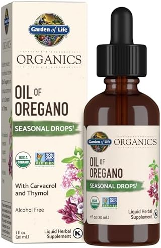 Garden of Life Organics Oil of Oregano Seasonal Drops 1fl oz (30 ...