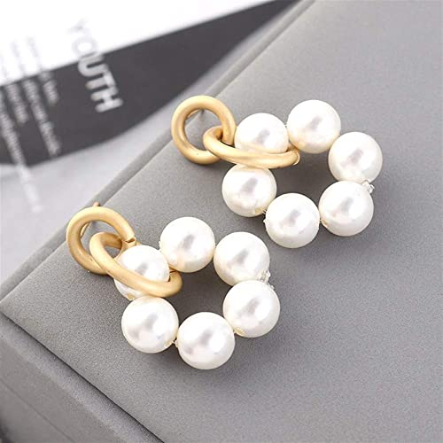 Boucles d'oreilles perles S925 le vent frais rétro de vos soirées - 5