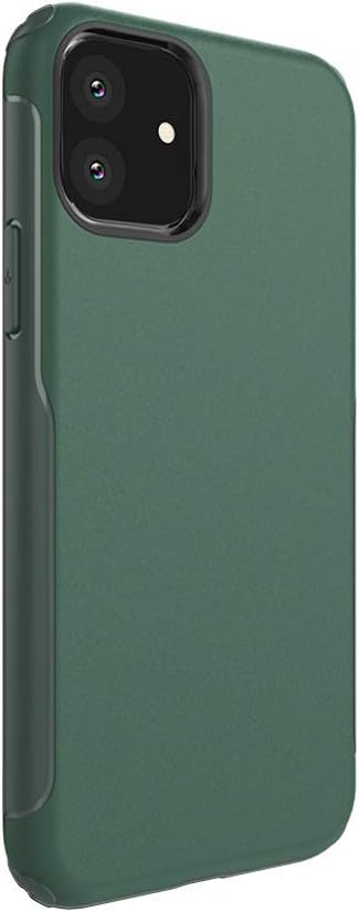 iPhone 11 Two-Tone Back Cover with Sound on Screen - MIL Grade/X-Fitted Dual/Green
