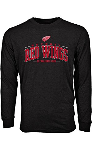 Levelwear NHL Detroit Red Wings Mesh Text Long Sleeve Sweatshirt, Größe:S