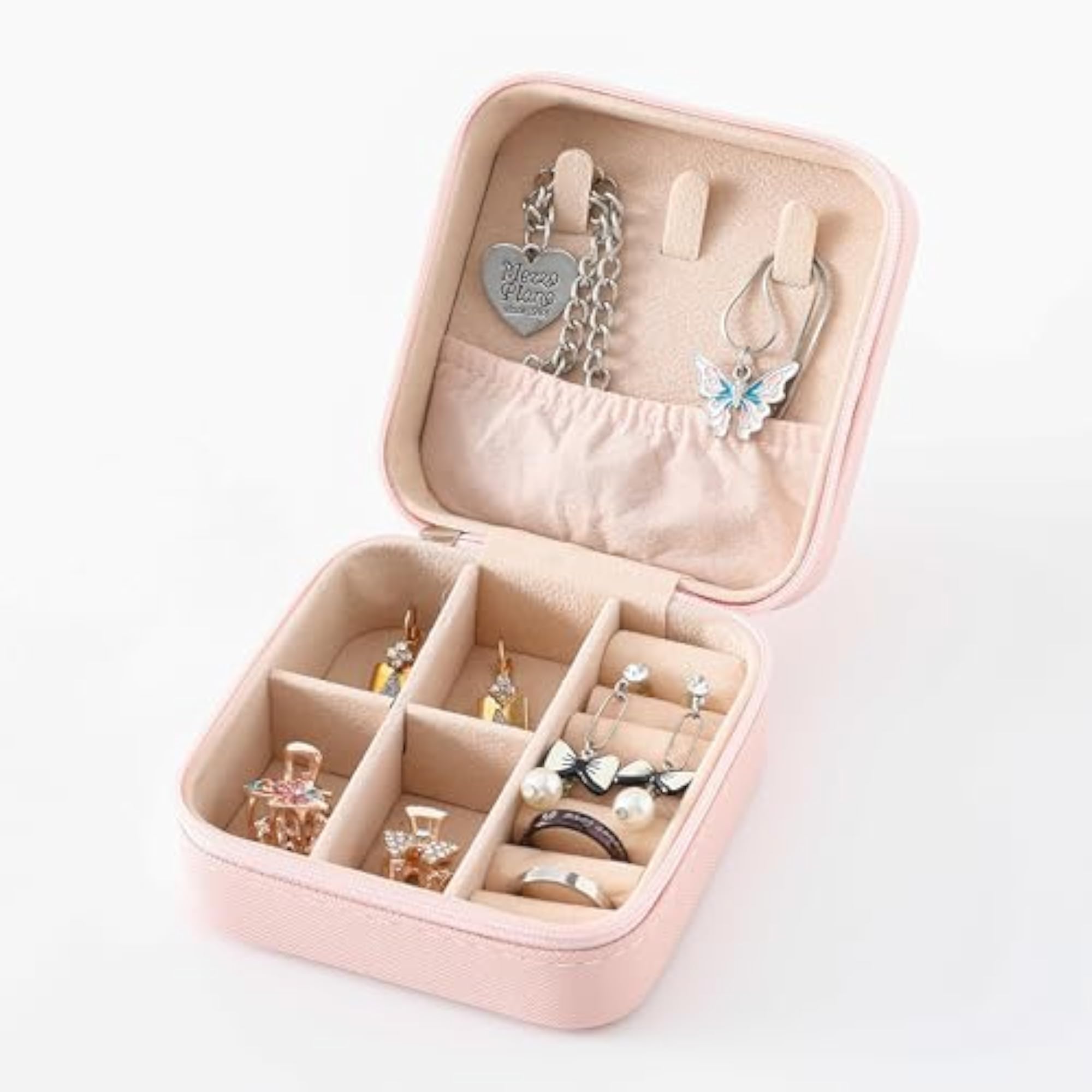 Pack of 6 Mini Jewelry Box for Travel Storage