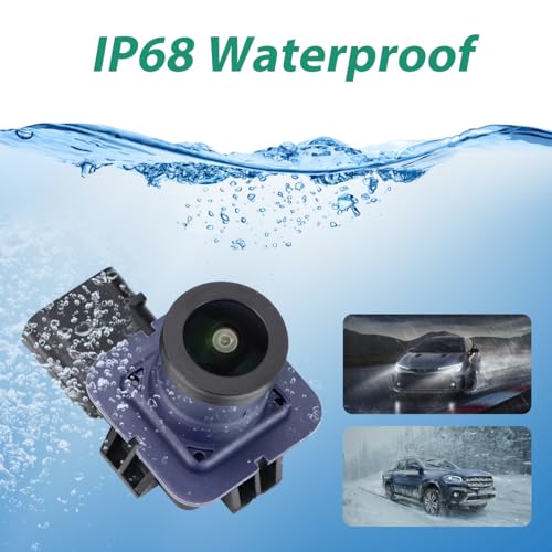 Image of HS7Z-19G490-A Backup Rear Camera Replacement for Ford Fusion /Energi /Hybrid 2017-2020 & Ford Police Responder Hybrid 2019 2020, OE Camera Replaces HS7Z-19G490-F, HS7Z-19G490-D by GreenYi