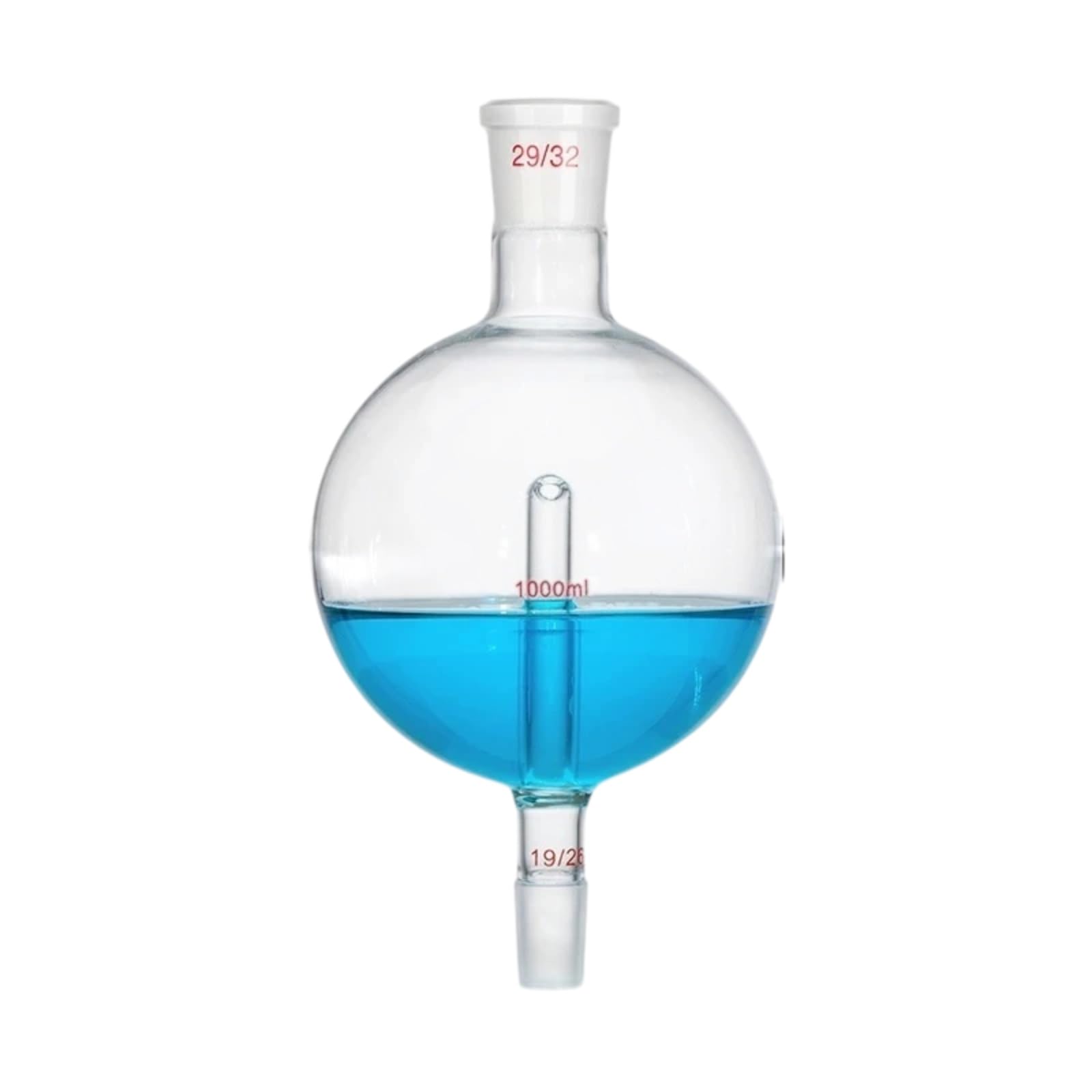 Borosilikat-Glas Spritzkopf Siedeverzugsfallen-Adapter-1000ml-29/32 19/26