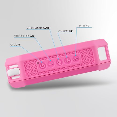 Image of Altec Lansing Portable Bluetooth Speaker HYDRAMINI 2.0, IP67 Waterproof, Portable Speaker, 12h Playtime, Wireless Pairing, USB-C Quick Charge, Magnetic Bluetooth, Voice Assistant Integration