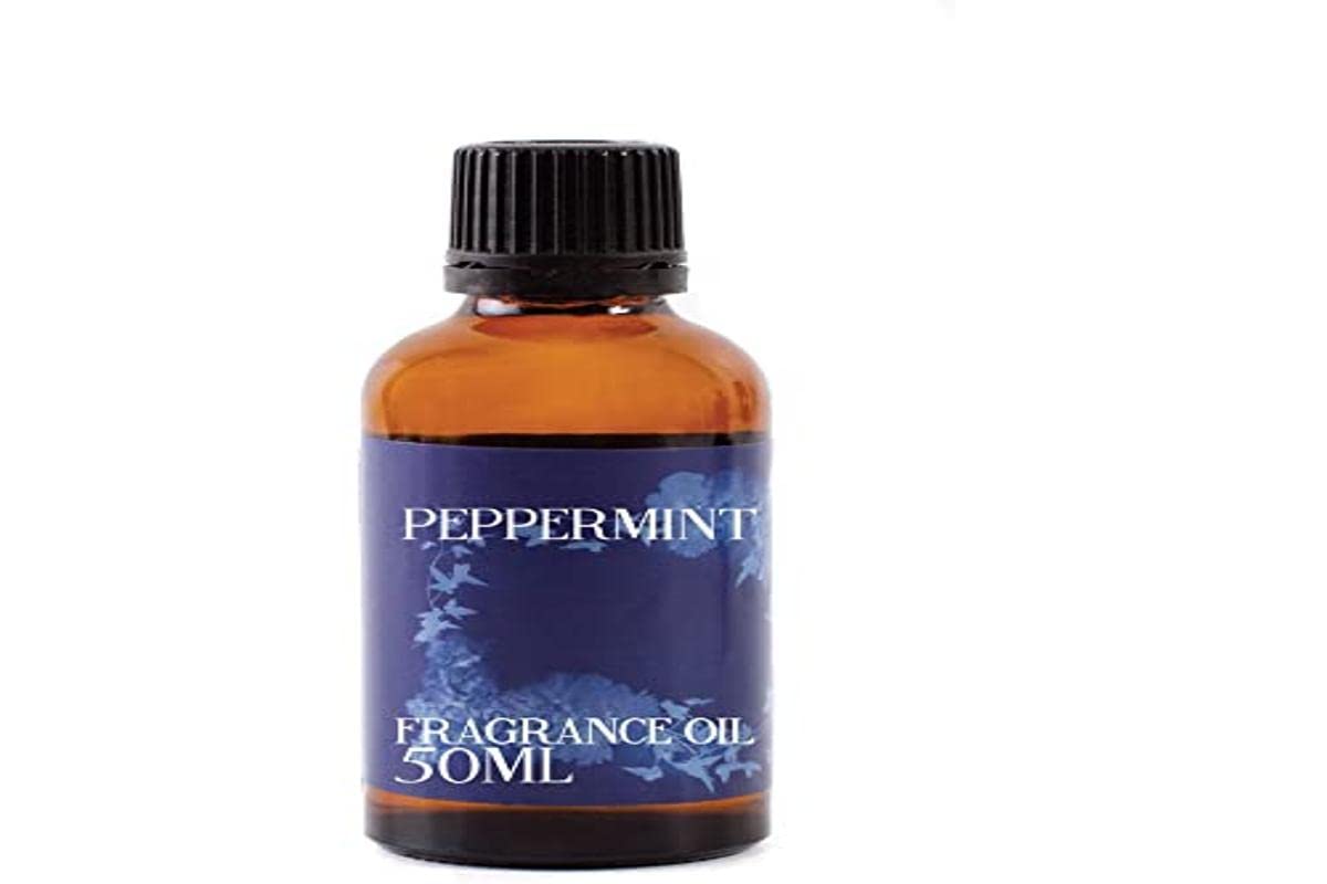 Mystic Moments | Peppermint Fragrance Oil 50ml | Fresh Cool Minty Aroma for Candles, Soaps & Home Fragrance | Crisp Invigorating Scent for an Uplifting Atmosphere