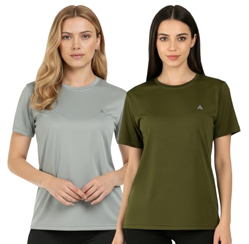 Image of SHAUN Women Loose Fit Tshirt Dryfit(904W02 $P Pack of 2)
