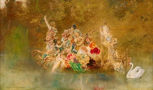 Impression d'art Anton Romako grand format 60x90cm pour salon moderne