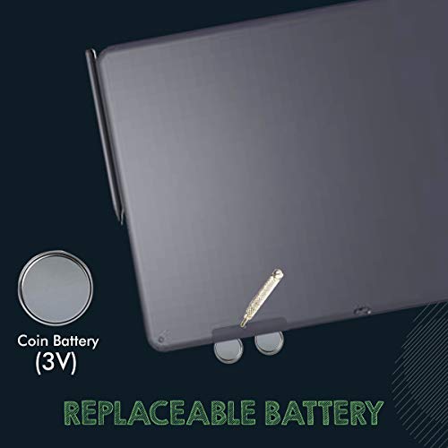 Portronics Ruffpad 15 Re-Writable LCD Screen 38.1cm (15-inch) Writing Pad for Drawing, Playing, Handwriting Gifts for Kids & Adults (Grey) (Image - 5)