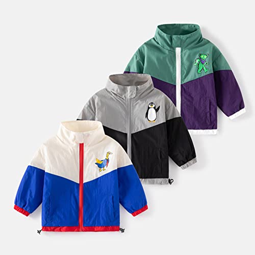 Toddler Summer Boys Girls Coat Lightweight Jacket Print Fashion Jacket Coat Girls Windbreaker Jacket2
