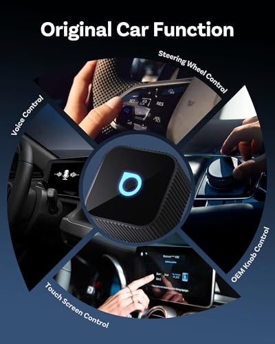 Image of Ottocast Mini Cube 3.0 Wireless CarPlay & Android Auto Adapter 2026- Plug & Play, Fast Auto-Reconnect (Black)