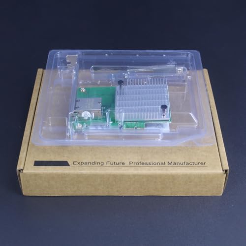Tarjeta de Red GLOTRENDS ST7532 de 10 Gb con Puerto RJ45, Controlador Marvell AQC113, Interfaz PCIe 4.0 x1 miniatura 7