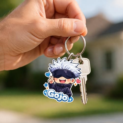 Image of Acrylic Anime & Cartoon Theme Keychain For Bike & Car | Birthday Return Gift For Kids | Gift For Girls & Boys
