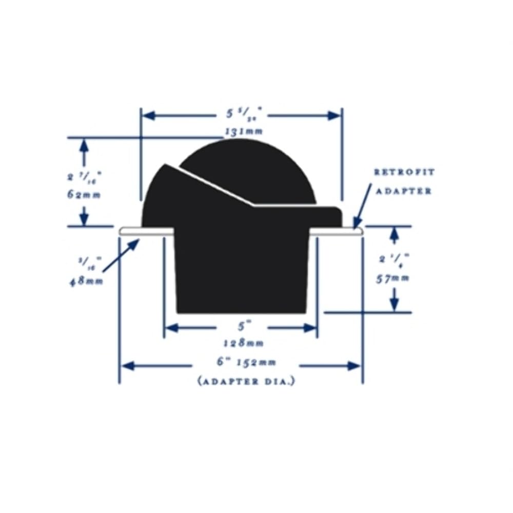 RitchieRitchie SS-1002 Supersport Compass - Flush Mount - Black