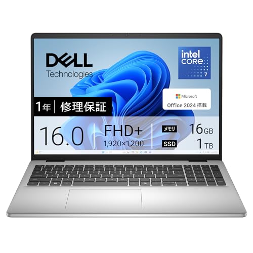 Amazon.co.jp: Dell ノートパソコン Dell 16 DC16250 16インチ Intel