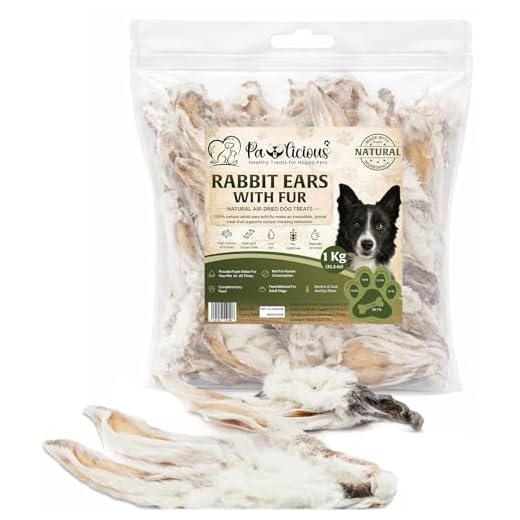 PAWLICIOUS Rabbit Ears Dog Treats 2kg