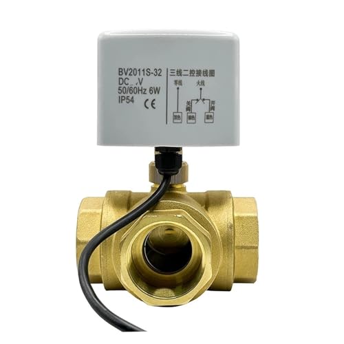 Vanne électrique 3 voies laiton pour automatisation chauffage eau - 2