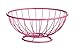 Premier Housewares 0508345 Cesto per Frutta Helix, Metallo, Fuchsia