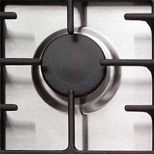 Cucina a gas 4 fuochi con fiamma pilota piastra di cottura in ghisa e forno a ga