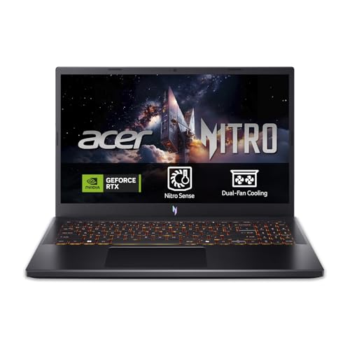 Acer Nitro V 15 ANV15-52 Gaming Laptop da 39,6 cm (15,6 pollici), Full HD Intel Core i7-13620H, 16 GB RAM, 512 GB SSD, NVIDIA GeForce RTX 5050, senza sistema operativo), tastiera spagnola QWERTY nera