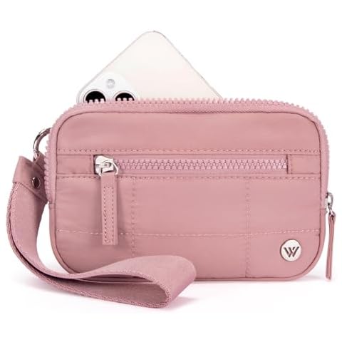 WESTBRONCO Quilted Wristlet Wallet for Women Cover