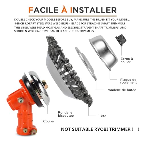 Weed trimmer for garden lawn 2024 pour simplifier l'entretien des allées