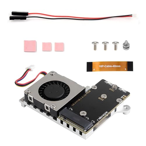 Módulo PCIe a HAT para Raspberry Pi 5 que soluciona la falta de espacio y red