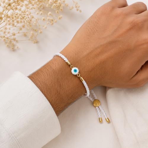 Image of M.F.H Premium Designer Rakhi for Brother | Adjustable Handmade Raki Bracelet |Traditional Raksha Bandhan Gift for Brother | Comfortable & Skin-Friendly RaKi