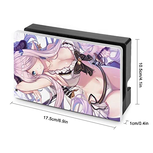 Switchドックカバー グラブル イシュミール ナルメア2 アニメ スイッチベース保護シェル ドックケース Switch専用dockカバー 保護ケース スキン ゲーム機本体収納 精密 撥油 防指紋 防塵 耐摩擦 黄ばみなし 着脱簡単 耐久性 持ち運びやす