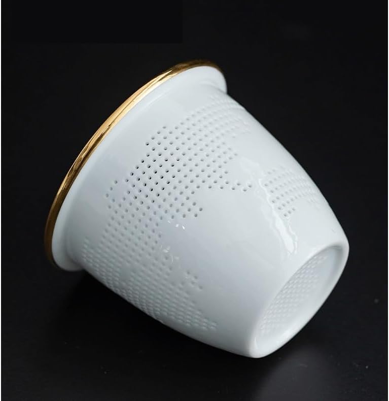 GSOUL Kungfu Tea cup Tea And Water Separation Cup Large Capacity Office Qianli Jiangshan Home With A Lid Filter Ceramic Personalized Cups Small Tea Cups