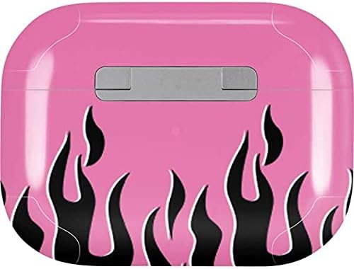 Skinit Decal Audio Skin Compatible with Apple AirPods Pro - Pink Flames Design
