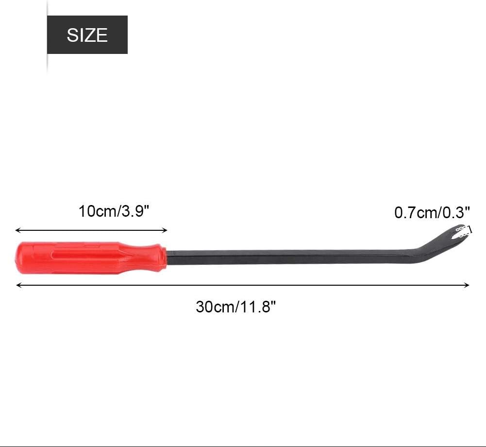 Keenso Car Door Trim Clip Removal Tool, Universal 300mm Long Tool for Easy Glass and Upholstery Replacement in DIY Auto Maintenance