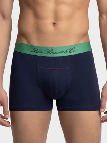 Image of Levi's Cotton Elite Trunk | Premium Men's Trunk Underwear | 4-Way Stretch | Outer Elastic Waistband | H-Pocket | Style 072 | Pack of 1