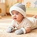 Fashionable Hat Mittens Set Newborn Fleece Cap and Gloves for Stylish Outfits and Daily Outdoor Activity Newborn Hat Gloves