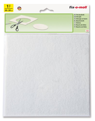 Preisvergleich Produktbild suki furnierte Filz selbstklebend weiß