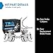 TRQ Rear Brake Caliper Set Compatible with 92-93 Honda Civic without ABS Rear Disc Brakes 1994 Honda Civic SI with 4 Wheel ABS