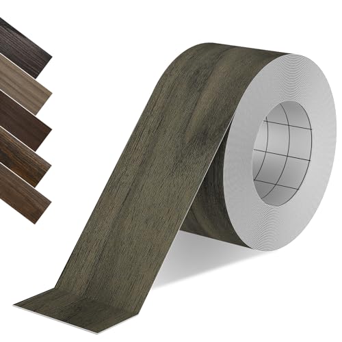 Image of Wood Tape, 2.4 inch X 15ft Self Adhesive Silver Walnut Grain Repair Patch for Tables, Chairs, Baseboards, Doors, Windows, Floors, Handicraft DIY.