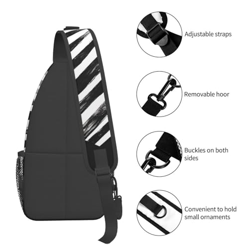 Bolso pequeño cruzado unisex estilo bandolera miniatura 5