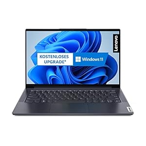 Lenovo Yoga Slim 7 35,6 cm (14 Zoll, 1920×1080, Full HD, WideView, entspiegelt) EVO Slim Notebook (Intel Core i5-1135G7, 8GB RAM, 512GB SSD, Intel Iris Xe Grafik, Win 10 Home) grau inkl. Tasche