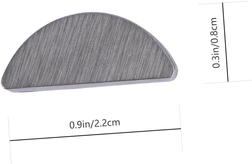 80pcs Stainless Steel Woodruff Key for Mechanical Applications Fasteners for Drive Shafts and Pulleys Included