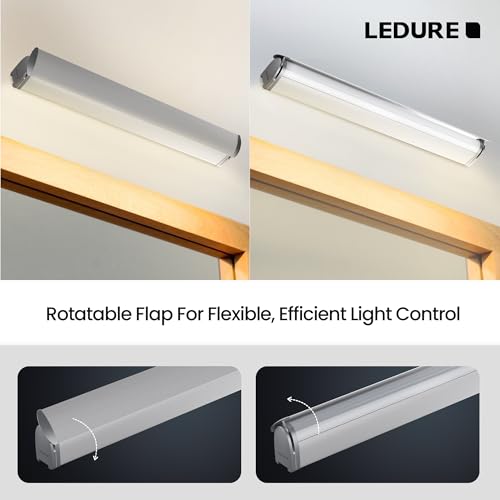 Image of LEDURE Prism 9W LED Mirror Light | 3-in-1 Color Changing Bathroom Vanity Mirror & Picture Wall Light | 2 Year Warranty | Cool White /Warm White /Natural White | Sleek Design | Pack of 20