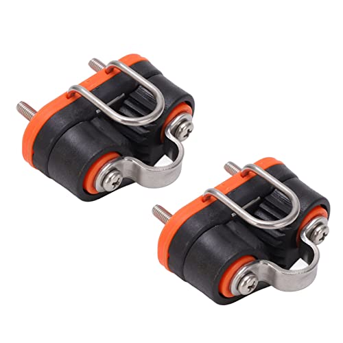 Sailboat Kayak Cam Cleat Fast Entry Wire Fairlead for 3?12mm Rope - Heavy Duty Marine Boat Hardware for Sailing Kayaking Canoeing Dinghy