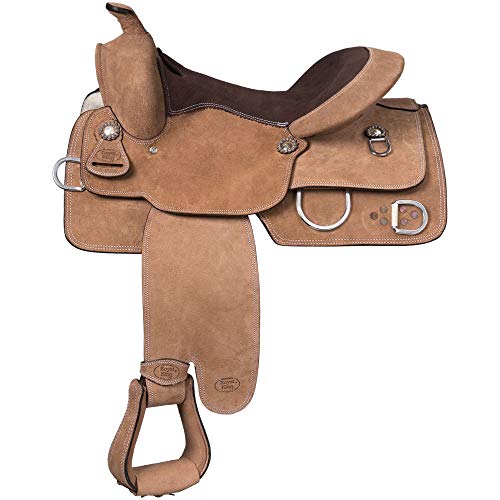 Tough 1 Roughout Training Saddle 15in Roughout