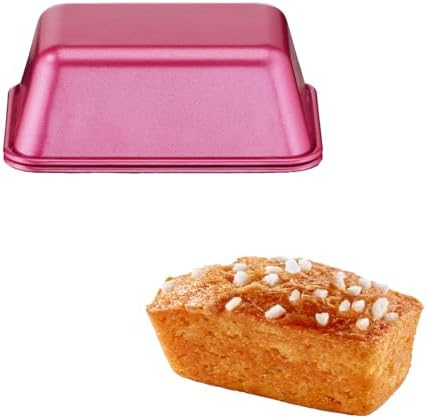 Tefal Creabake 3 moules à cannelés Orange 7,4 cm, Revêtement antiadhésif, Cuisson parfaite, Démoulage facile, Interchangeables, Empilables, Recettes créatives et savoureuses salées et sucrées J3059004