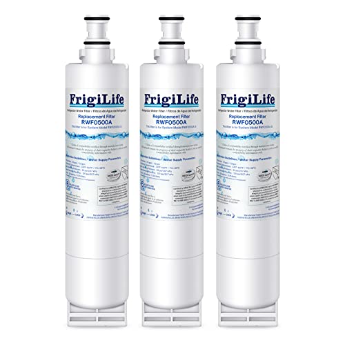 FrigiLife 4396508 Replacement for Whirlpool 4396510, EDR5RXD1, NLC240V, PNL240V, 4396508p, 4396547, 4392857, 9010, LC400V, 46-9010, Everydrop Filter 5 Refrigerator Water Filter, 3PACK