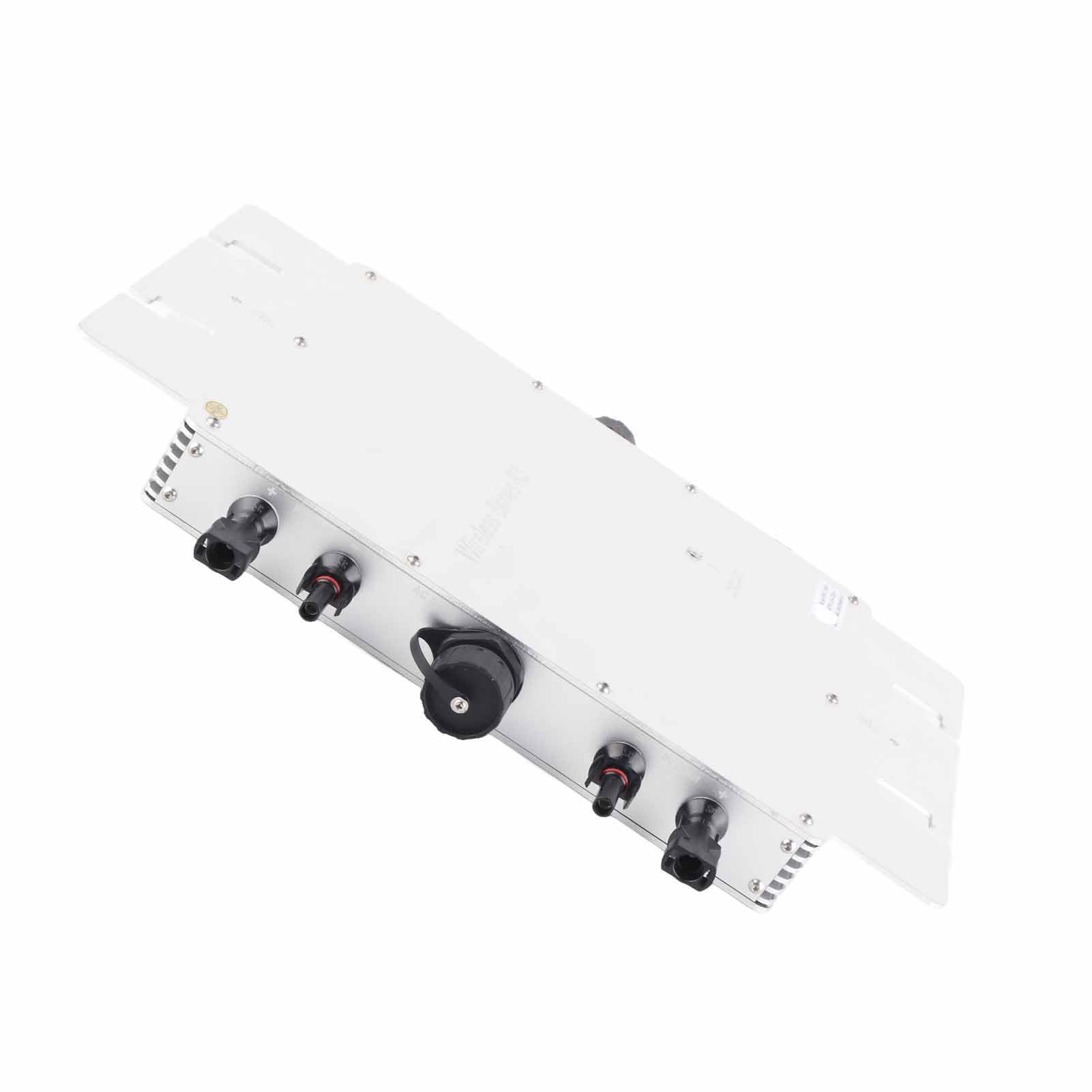 Fafeicy WVC 1600 1600 W Mikroinwerter Sieciowy MPPT IP65 Wodoodporny Stop Aluminium do Systemu Paneli Słonecznych z Monitorowaniem Aplikacji Mobilnej