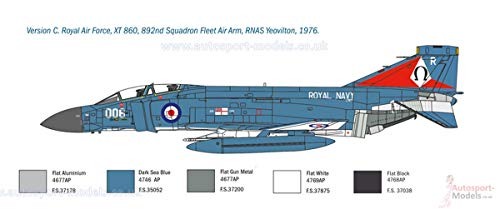 Italeri Phantom FG.1 kit de modelisme avec lignes de structure gravees - 4
